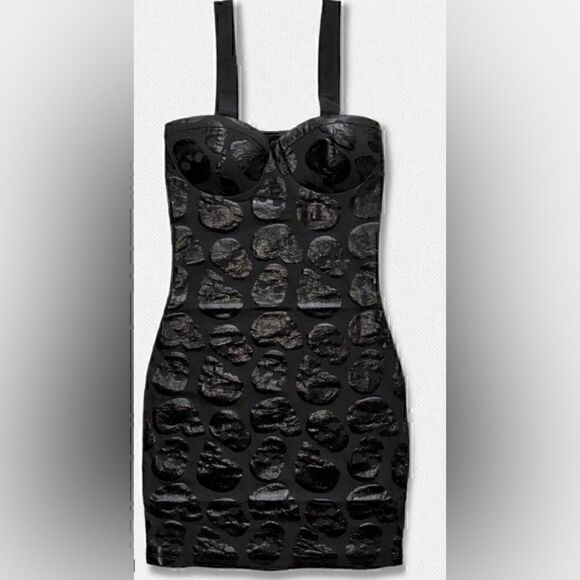 NWT Iron Fist Skullz Club Mini  Dress Medium - Picture 2 of 6